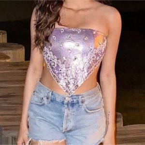 Retrofete Milo’s chain metal top